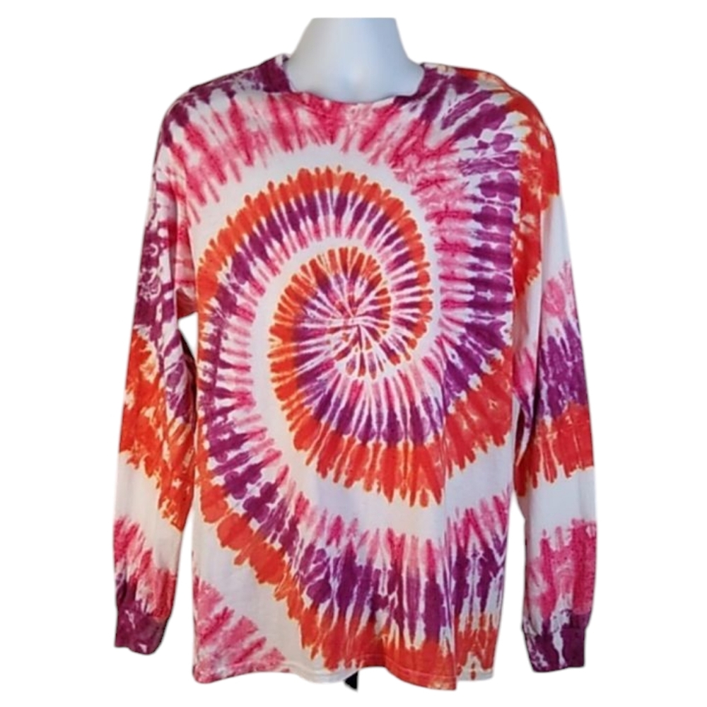 New Tie Dye Shirt L/S Large